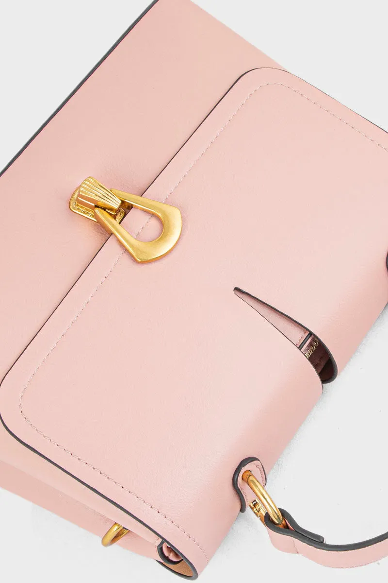 Top Handle Hand Bags BH0108-Tea Pink