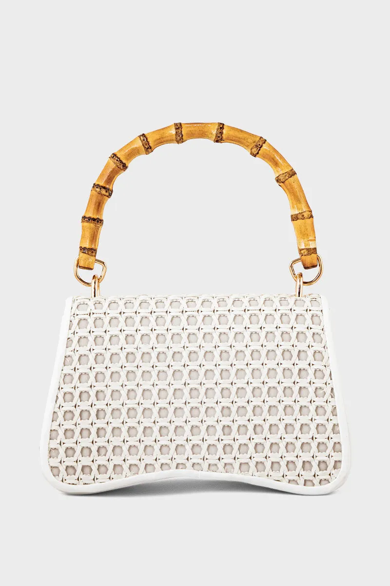 Top Handle Hand Bags BH0121-Ivory