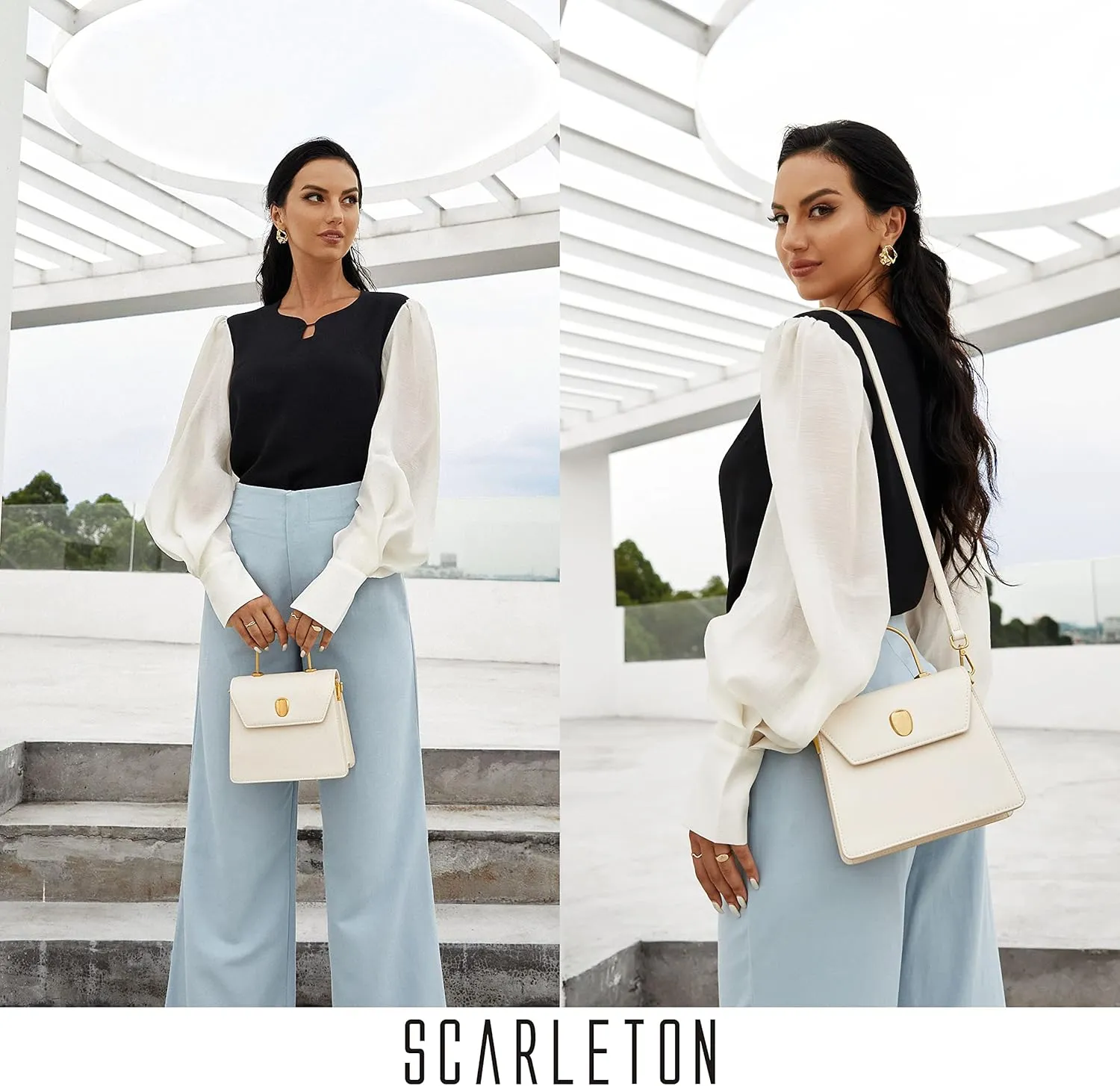 Top Handle Satchel Handbag H2084