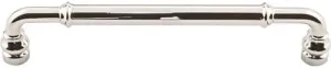 Top Knobs - TK885PN - Brixton Pull 6 5/16 in. (c-c) - Polished Nickel - Devon Collection