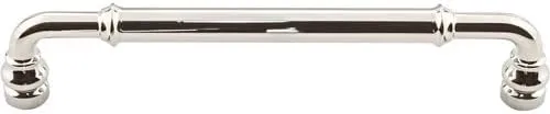 Top Knobs - TK885PN - Brixton Pull 6 5/16 in. (c-c) - Polished Nickel - Devon Collection