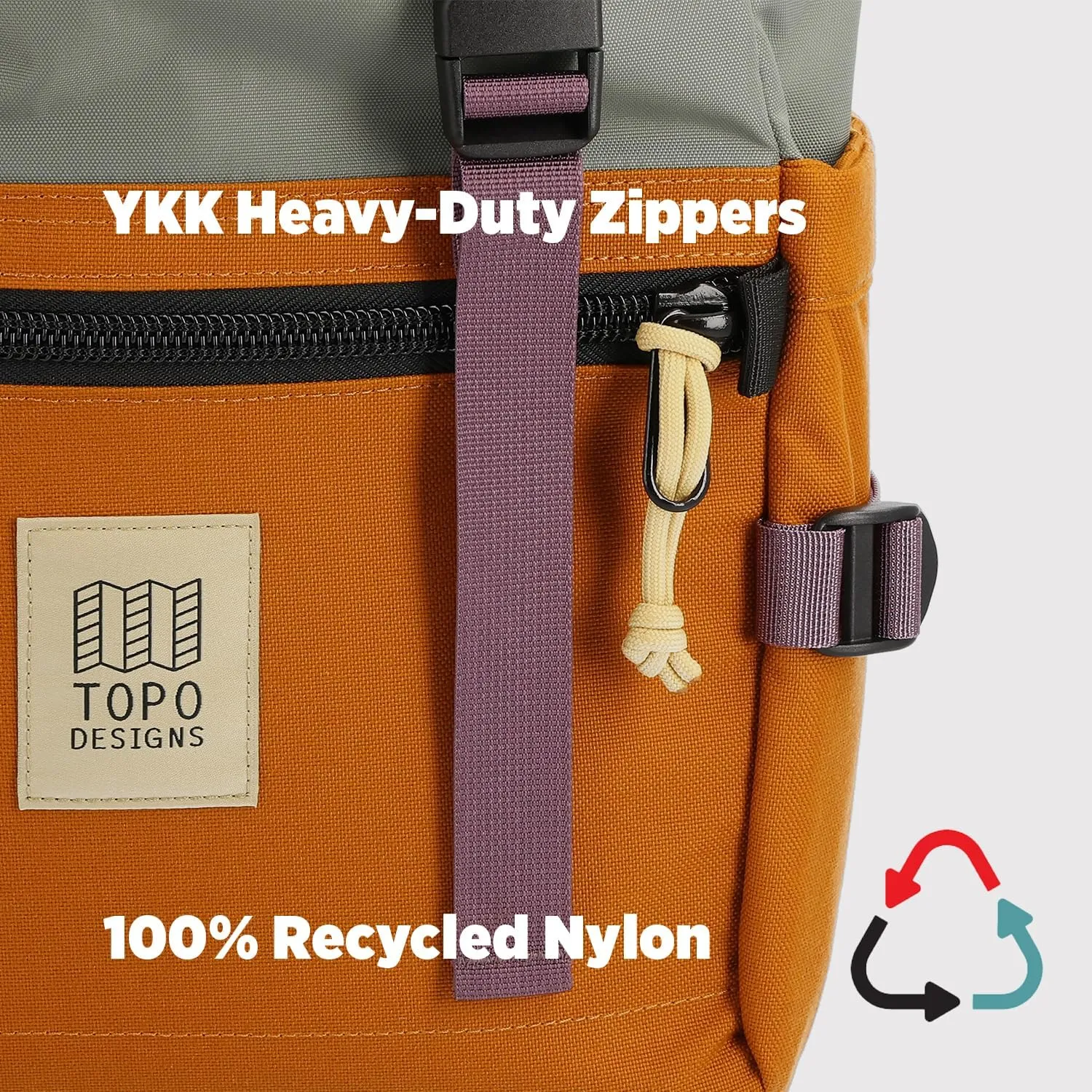 Topo Designs Rover Pack Classic - Peppercorn/cocoa