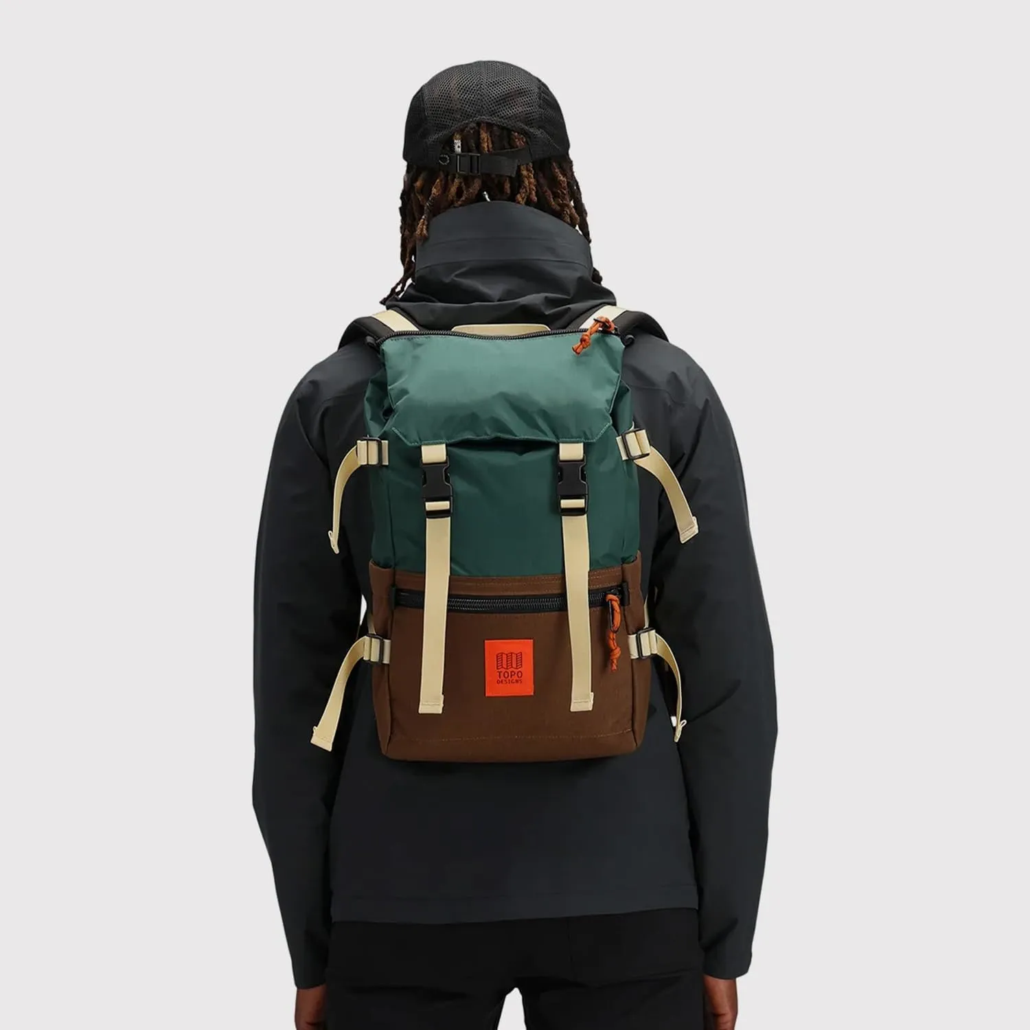 Topo Designs Rover Pack Classic - Peppercorn/cocoa