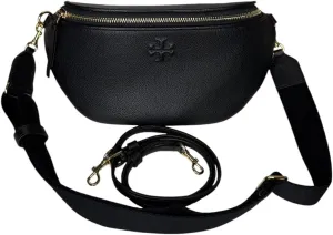 Tory Burch Women's Thea Belt Bag Fanny Pack Waist Bag (Black)