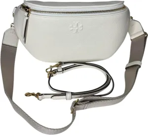 Tory Burch Women's Thea Belt Bag Fanny Pack Waist Bag (New Ivory)