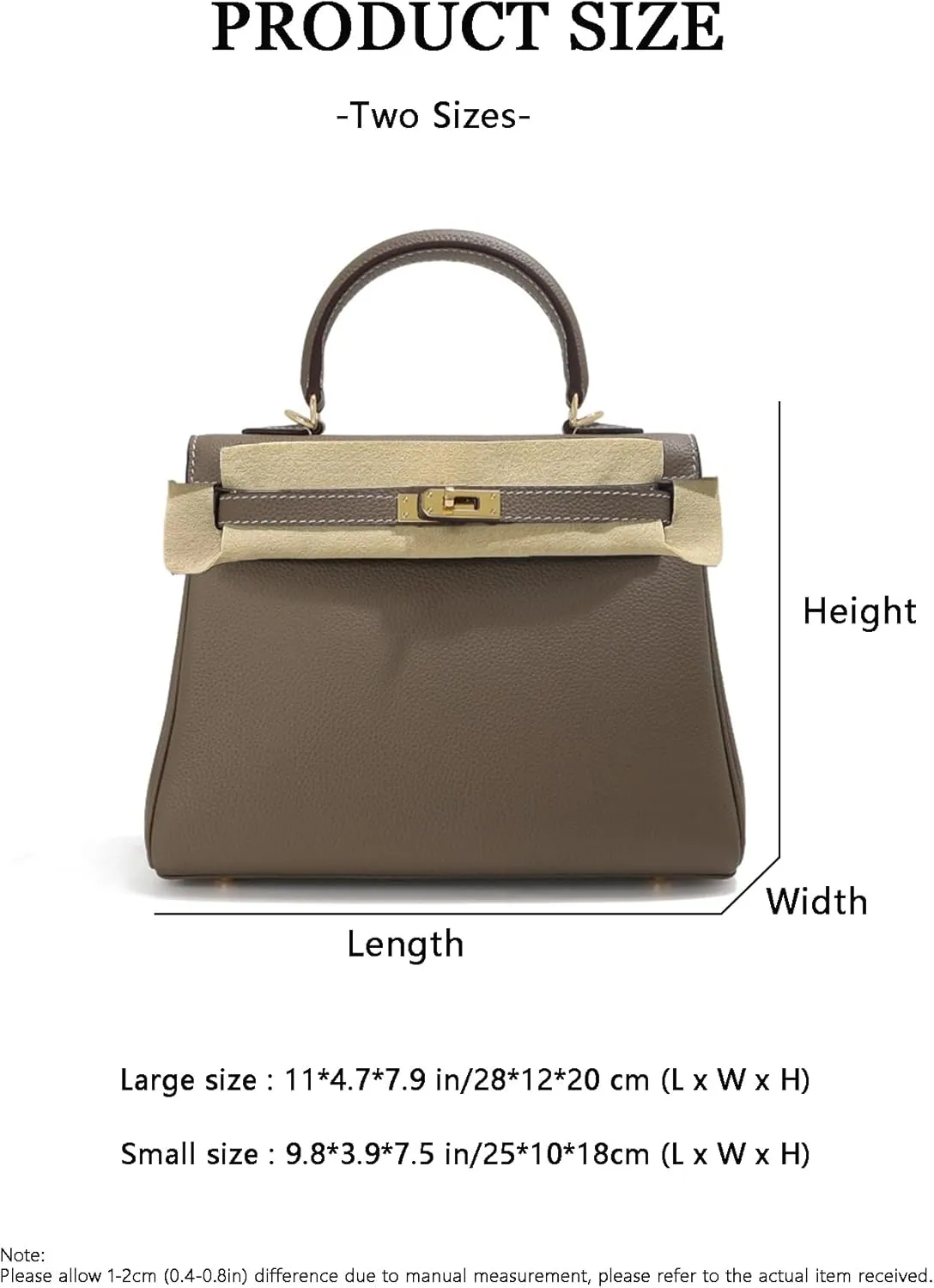 Tote Bag for Women, Genuine Leather Top Handle Handbag, Fashion Vintage Shoulder Bag, Crossbody, With 2 strap.