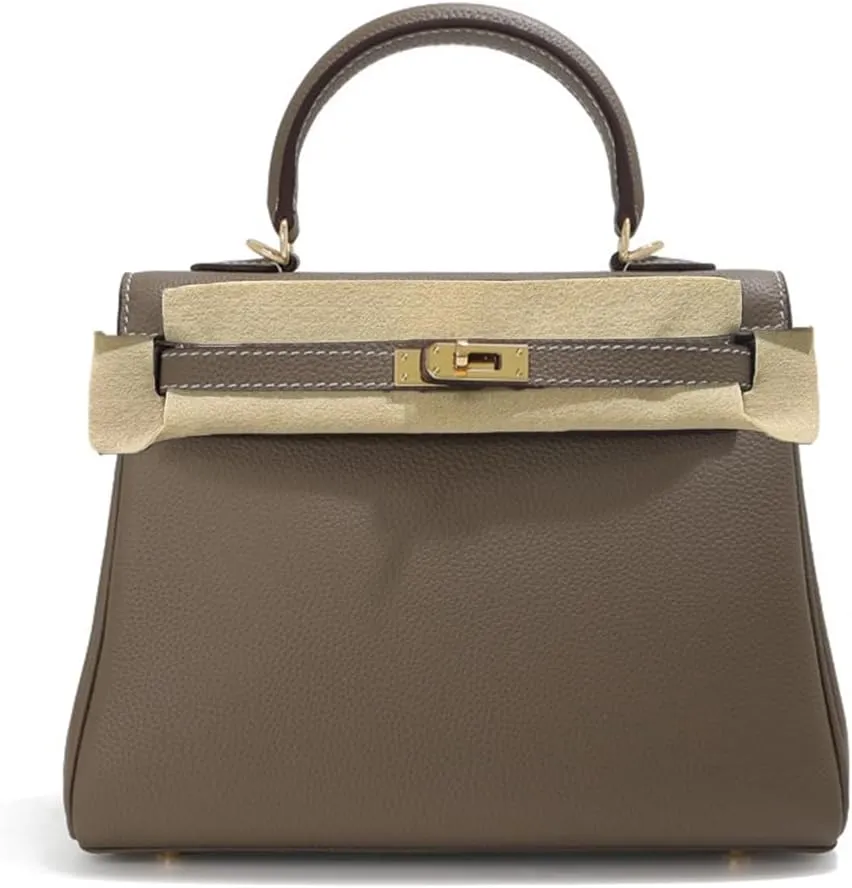 Tote Bag for Women, Genuine Leather Top Handle Handbag, Fashion Vintage Shoulder Bag, Crossbody, With 2 strap.