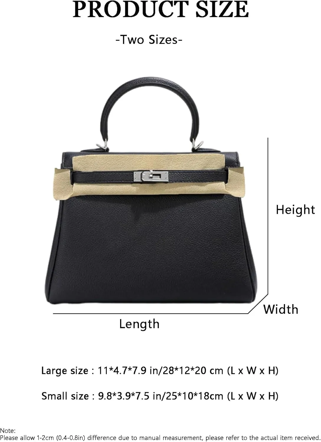 Tote Bag for Women, Genuine Leather Top Handle Handbag, Fashion Vintage Shoulder Bag, Crossbody, With 2 strap.
