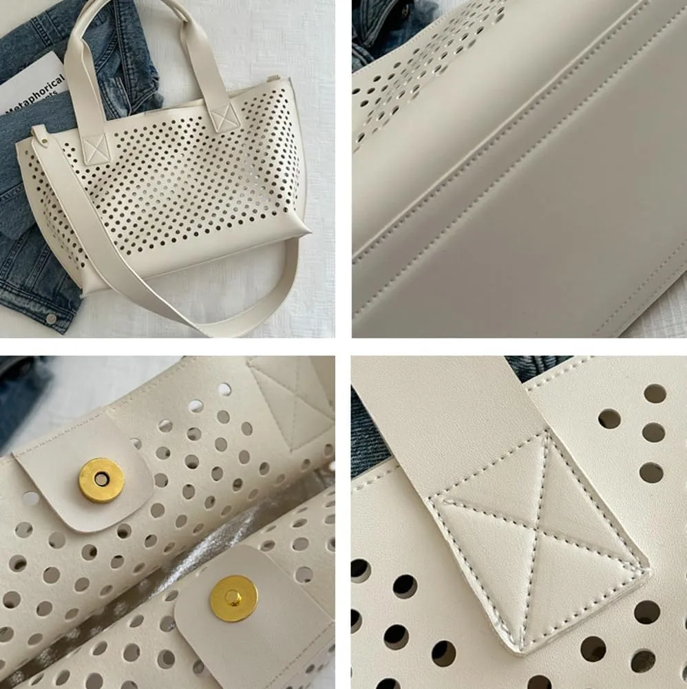 Tote Bag for Women Hobo Bags Trendy Vegan Leather Shoulder Bag Large Top Handle Handbag Purse