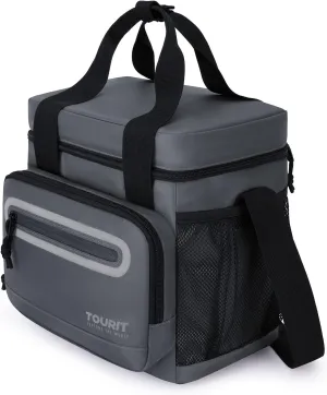 TOURIT Large Lunch Bag 14L Insulated Lunch Box Lunch Cooler for Men Women Work, Black