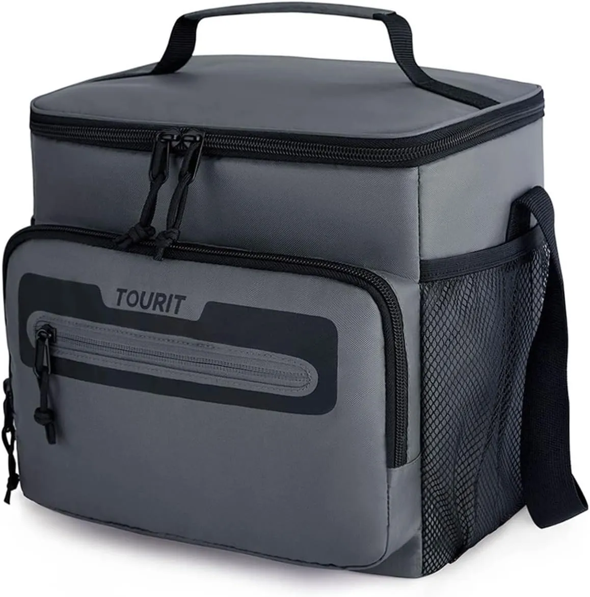 TOURIT Large Lunch Bag 14L Insulated Lunch Box Lunch Cooler for Men Women Work, Black