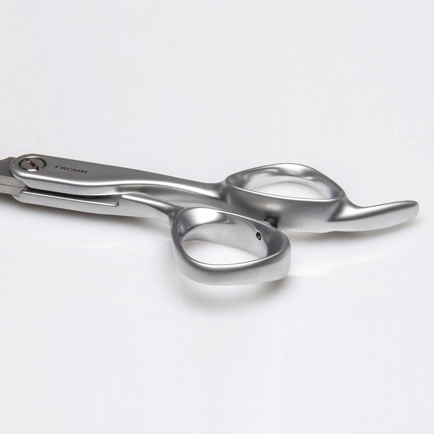 Transform 5.75" 28 Tooth Thinning Shears for Haircutting Wet and Dry Hair, Polished Silver Japanese Steel Scissors with Beveled Blades and Microserrated Thinning Teeth