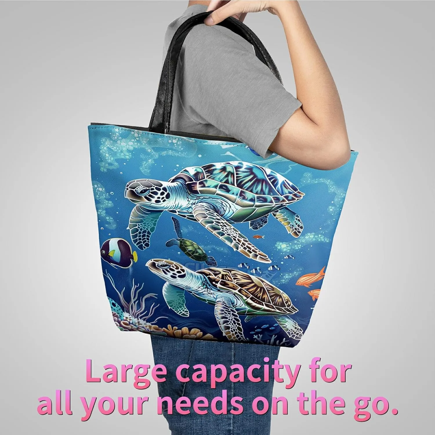 Travel Tote Bags Leather Purses for Women, Shoulder Bag with Zipper, Top Handle Ladies Shoulder Bags