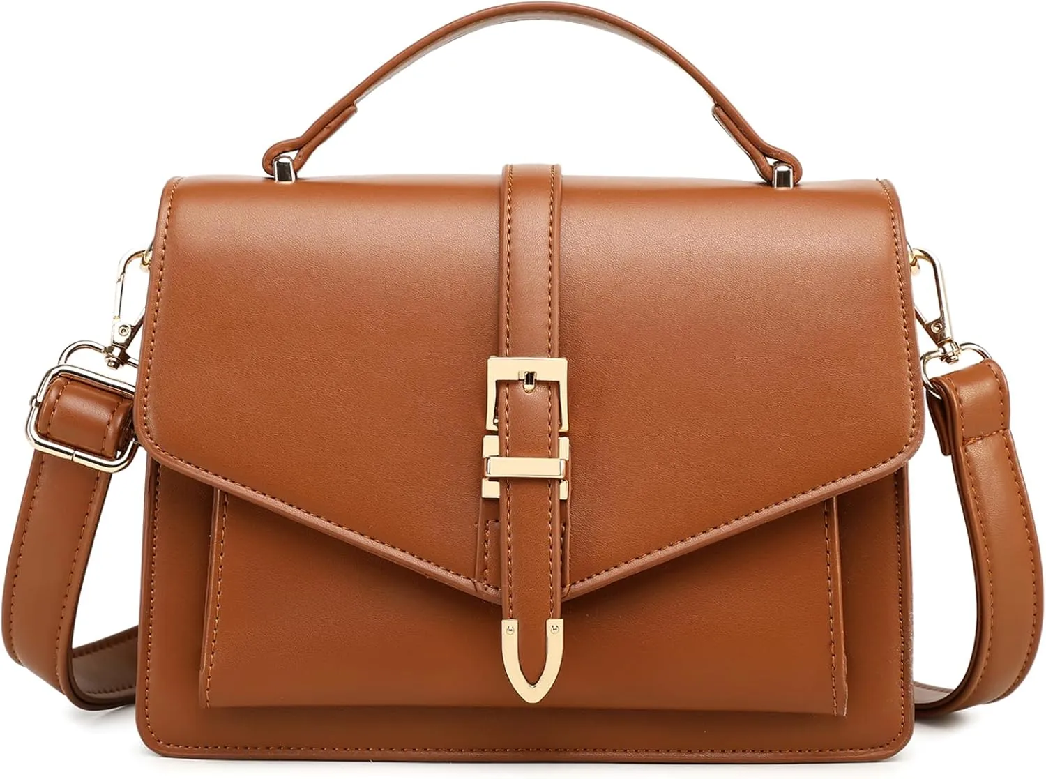 Travistar Crossbody Bags for Women - Small Cross Body Purse Leather Top-handle Handbags Trendy Shoulder Bag Satchel Purses