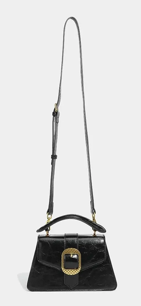 Trendy Flap Shoulder Bag – Retro Stylish Crossbody & Hand Carry for Women, Minimalist & Versatile PU Leather Tote