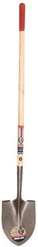 True Temper Round Point Open Back Shovel with 48 Inch Ash Handle