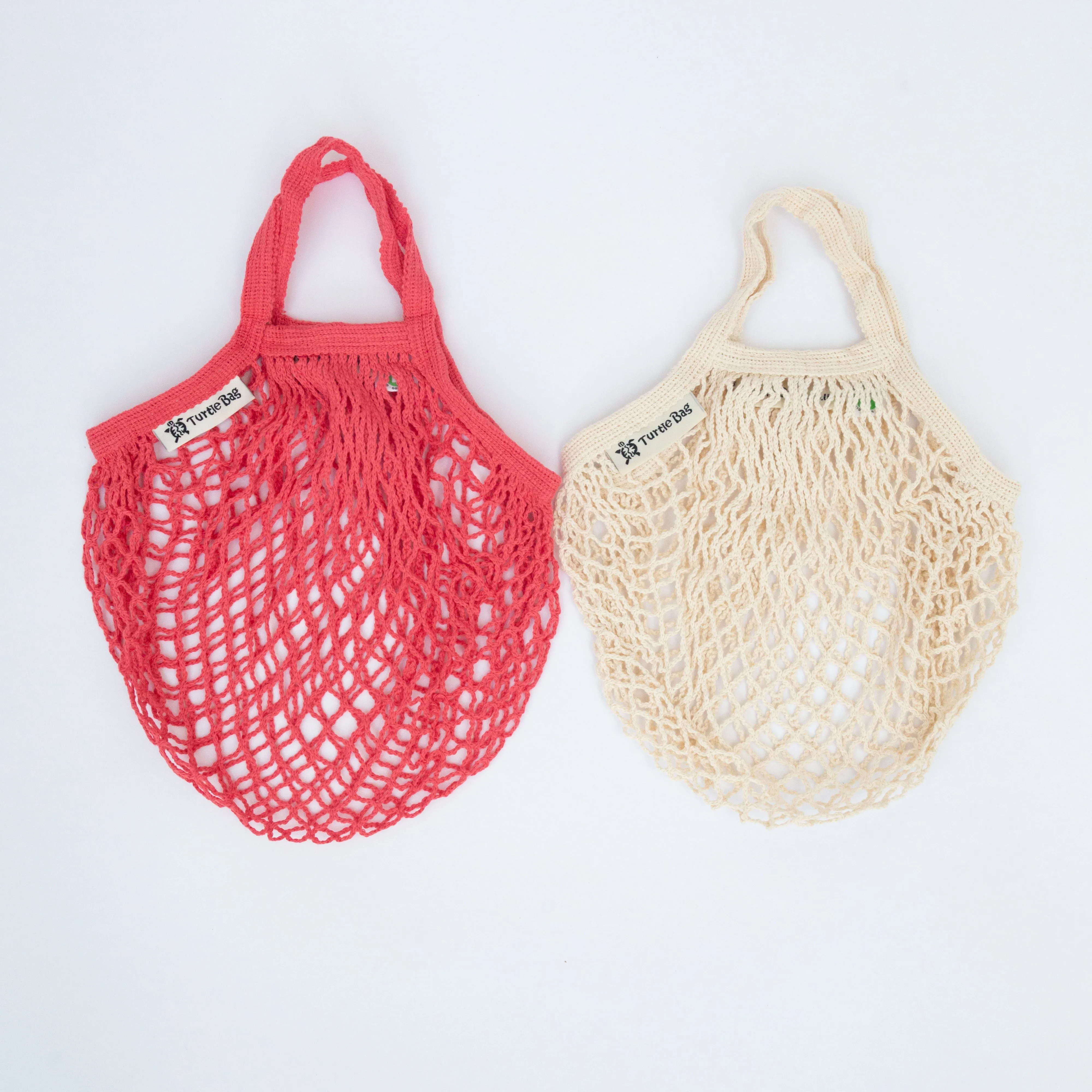 Turtle Bags Kids Small String Bag - Coral Red
