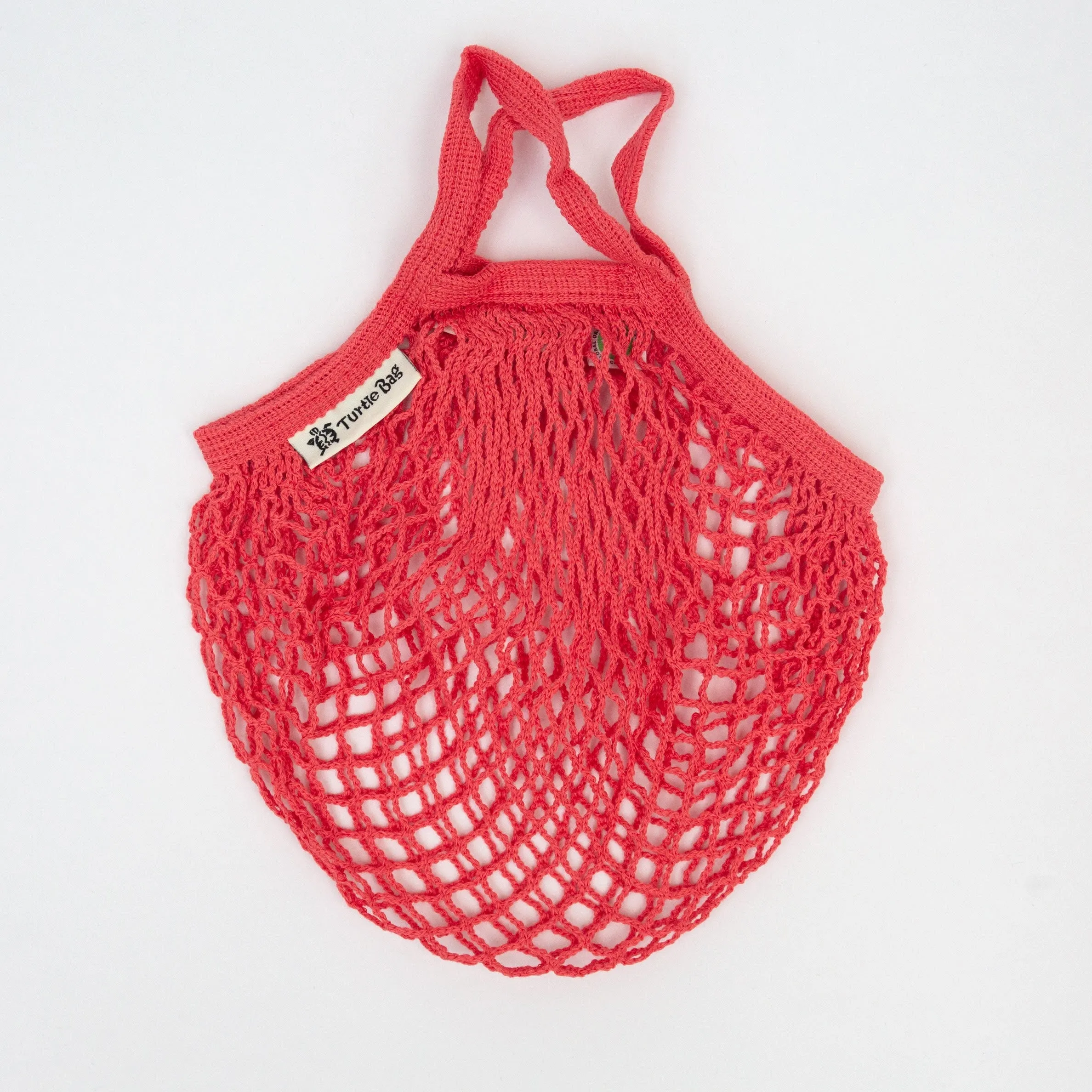 Turtle Bags Kids Small String Bag - Coral Red