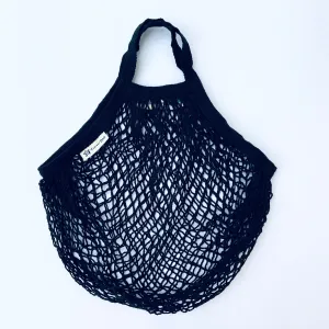 Turtle Bags Short Handled String Bag - Black