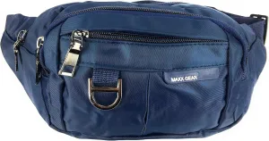 Unisex Adult 4-Pocket Style Bum Bag Waist Fanny Pack (Blue)