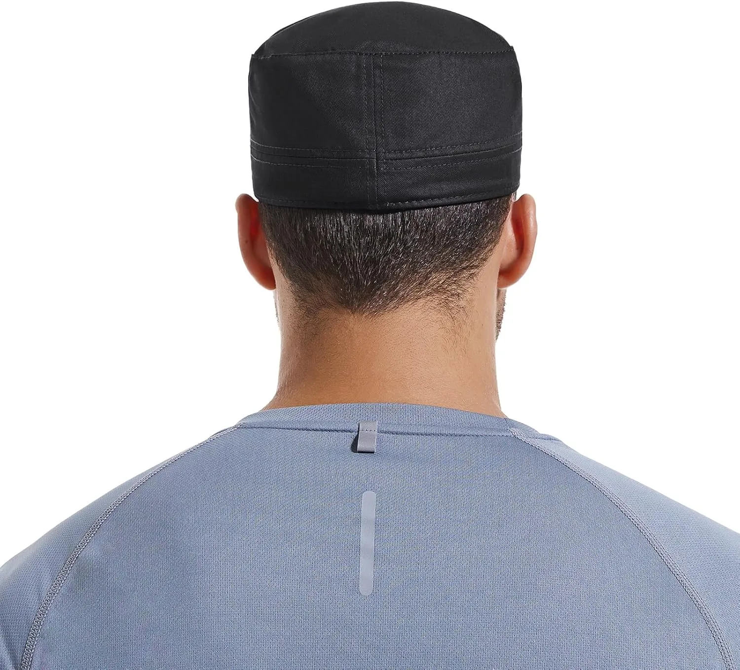 Unisex Fitted Military Hat Men's Cotton Blank Flat Top Full Closed Caps Cadet Army Style Cap Dad Hat