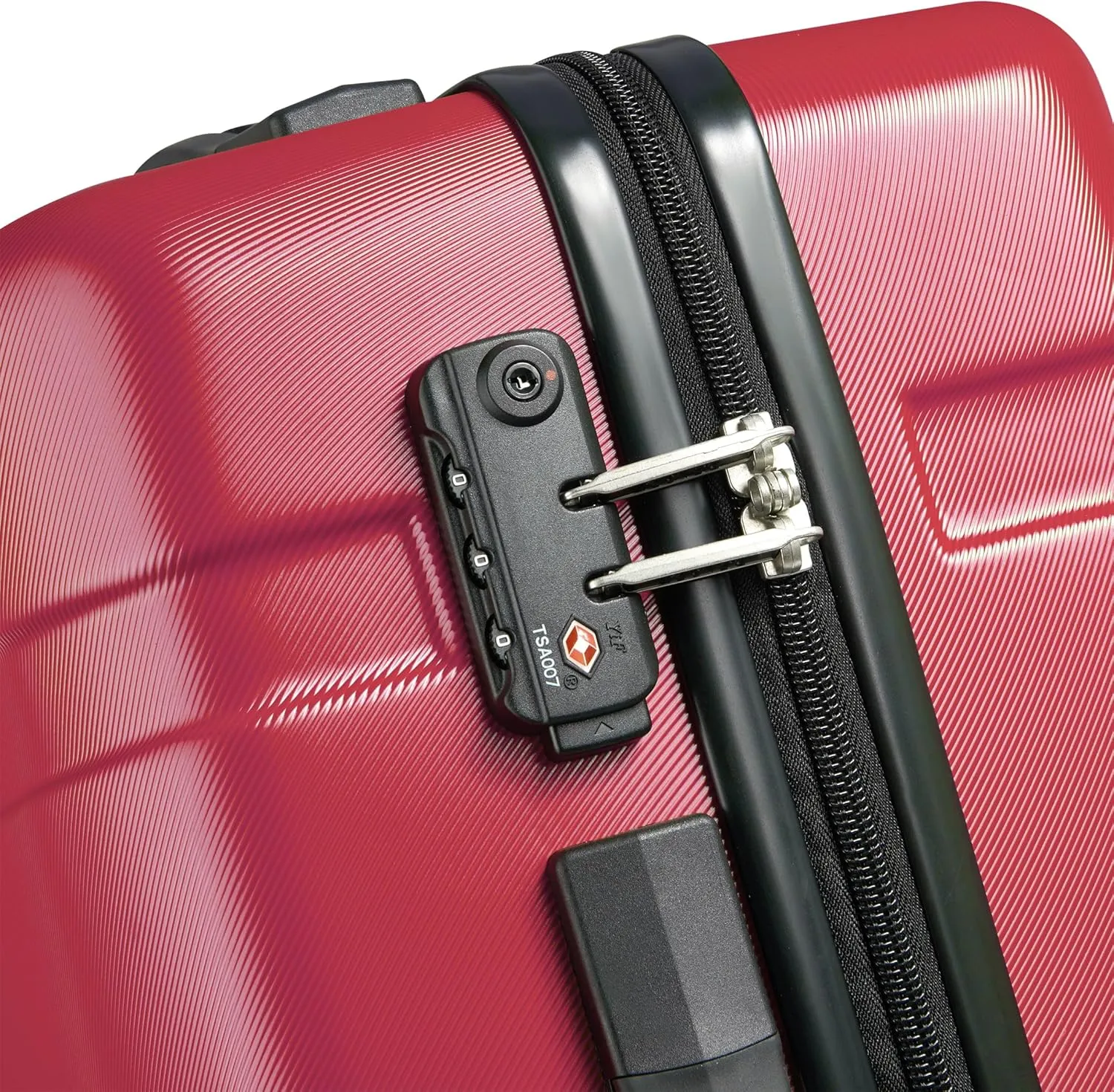United Colors of Benetton Now Hardside Luggage with Spinner Wheels, Red, Carry-On 19 Inch