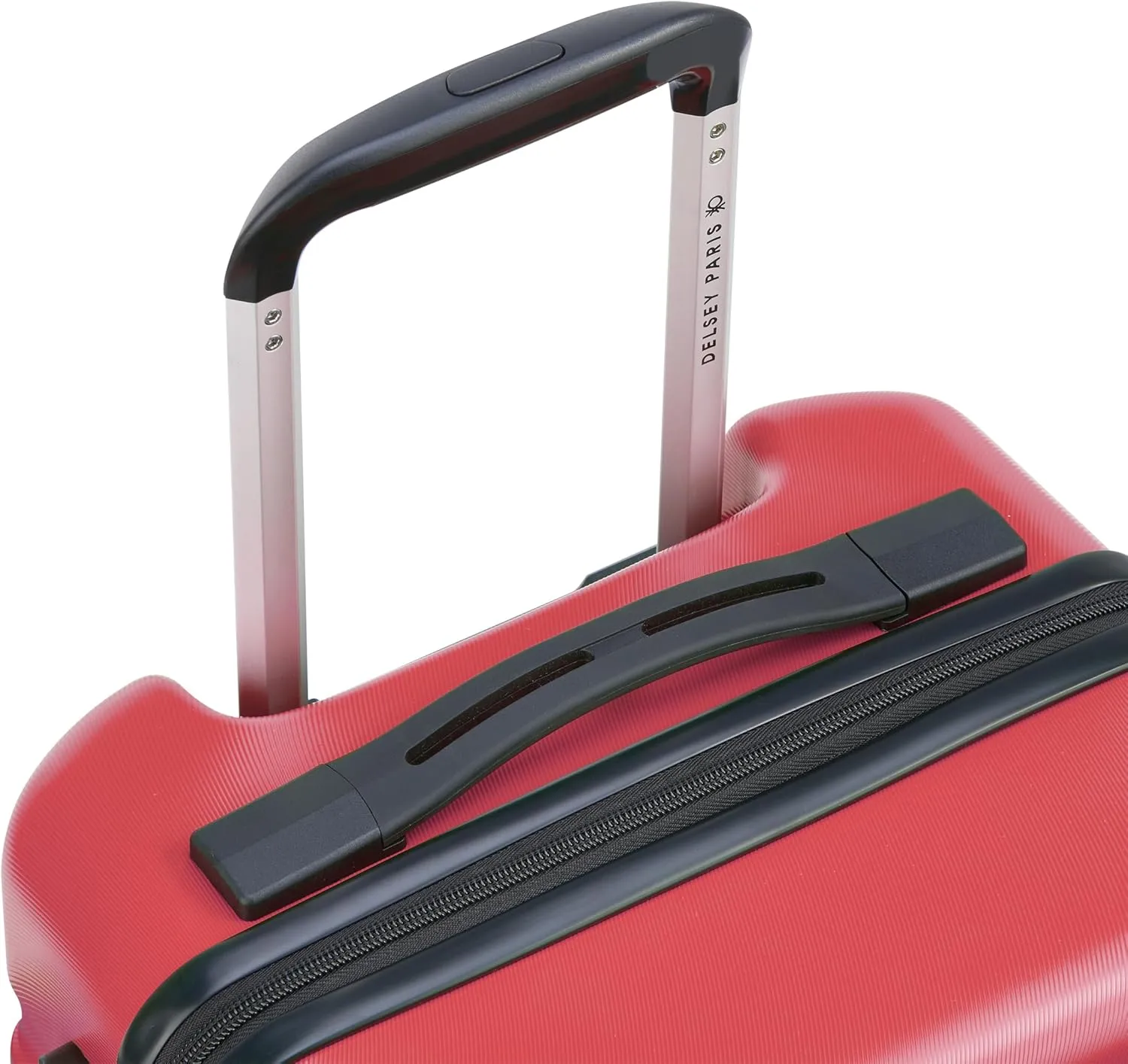 United Colors of Benetton Now Hardside Luggage with Spinner Wheels, Red, Carry-On 19 Inch