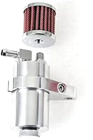 V-Twin 40-0568 - Polished Engine Breather Oil Collector