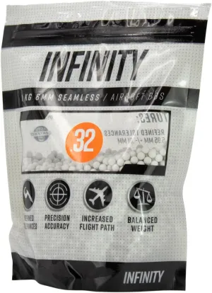 Valken Infinity 6mm Airsoft BBS - 0.32g-1 KG-White