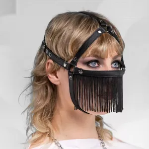 Vegan Fringe Face Harness