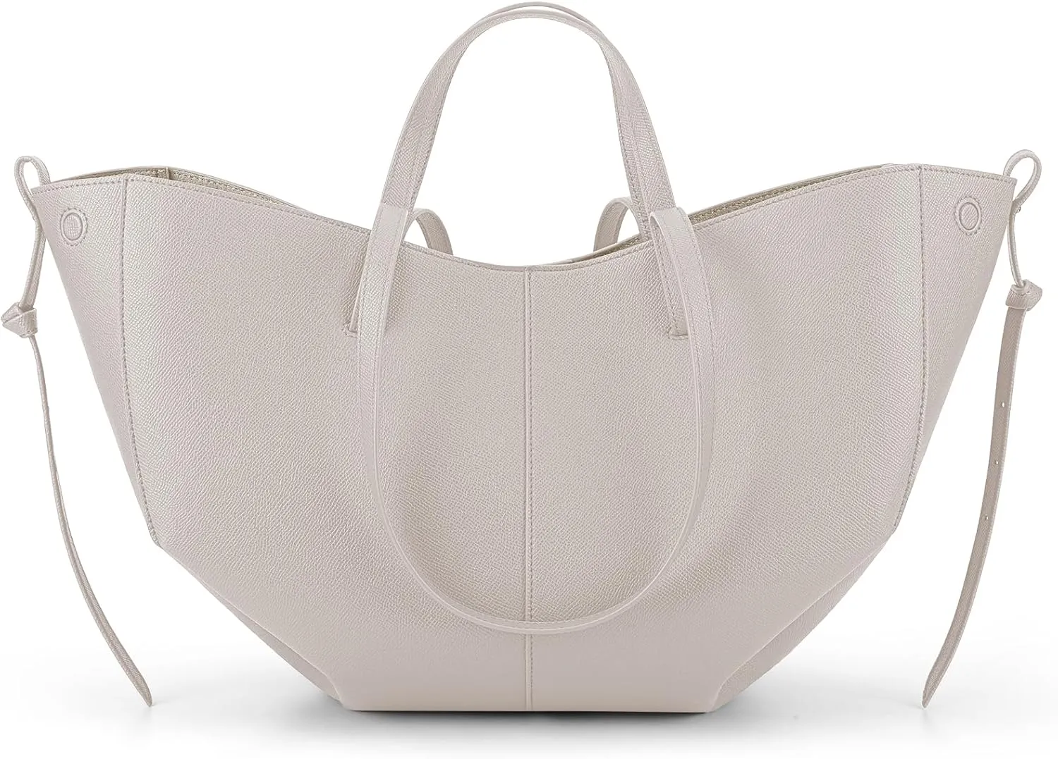 Vegan Leather Tote Handbag Large Capacity Top-handle Purse Shoulder Bags for Woman Trendy Tote Top Handle Satchel