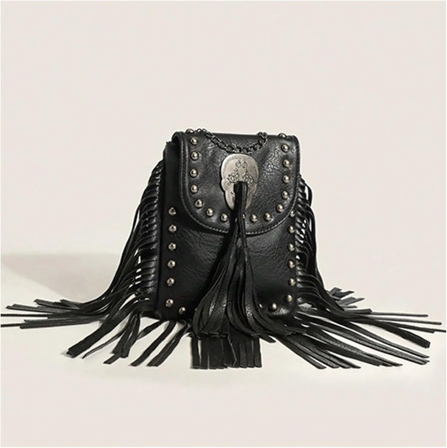 Verdusa Women's Western Country Cowgirl Bag Fringe Crossbody Bags Boho Tassel Messenger Bags Casual Purses