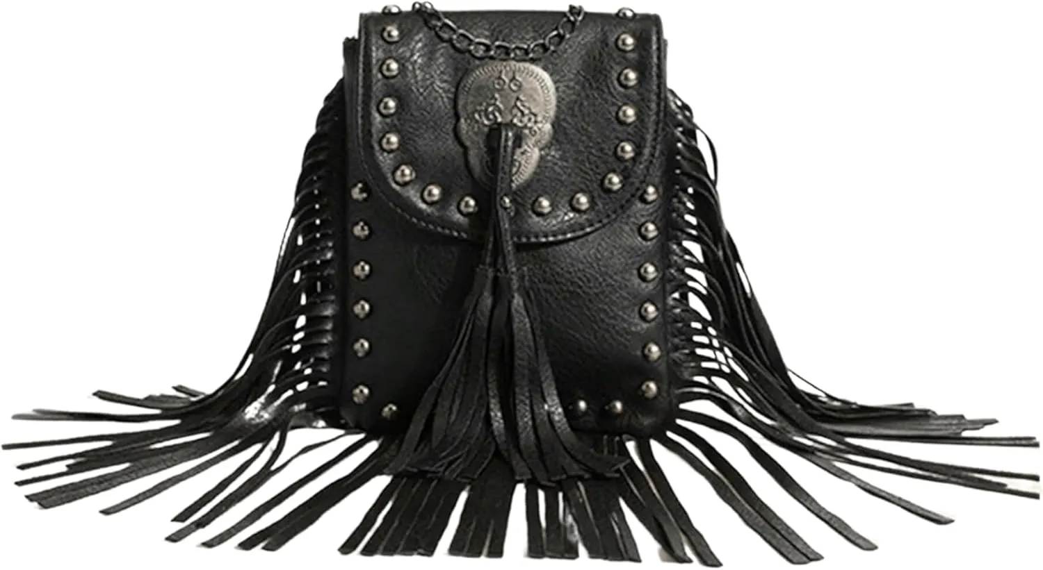 Verdusa Women's Western Country Cowgirl Bag Fringe Crossbody Bags Boho Tassel Messenger Bags Casual Purses