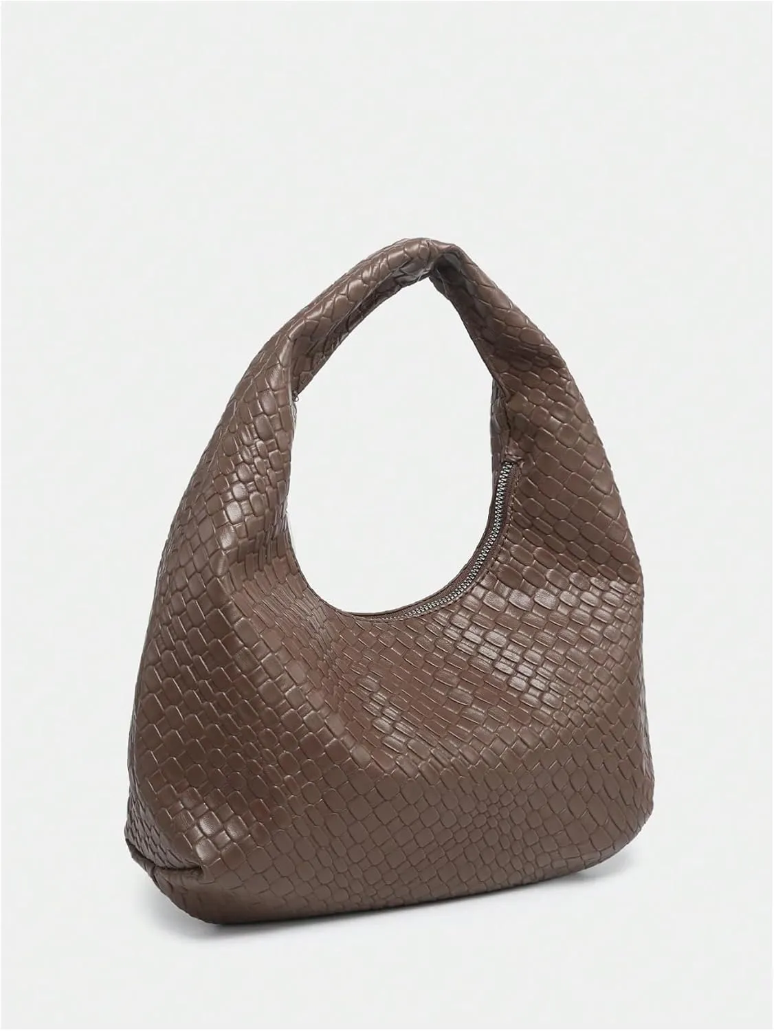 Verdusa Women's Woven Leather Hobo Shoulder Bags Top Handle Braided Underarm Purse