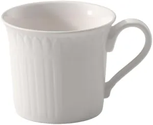 Villeroy & Boch Cellini Tea Cup, 6.75 oz, Premium Porcelain, White