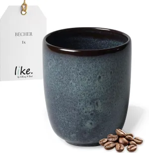 Villeroy & Boch Lave Cup with handle, 12,5x9x10,5cm, Grey