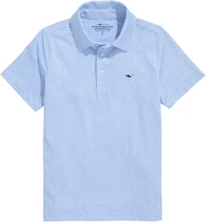 vineyard vines Boys Printed Sankaty Polo