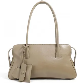 Vintage Cowhide Shoulder Bag for Women - Elegant Handbag and Purse