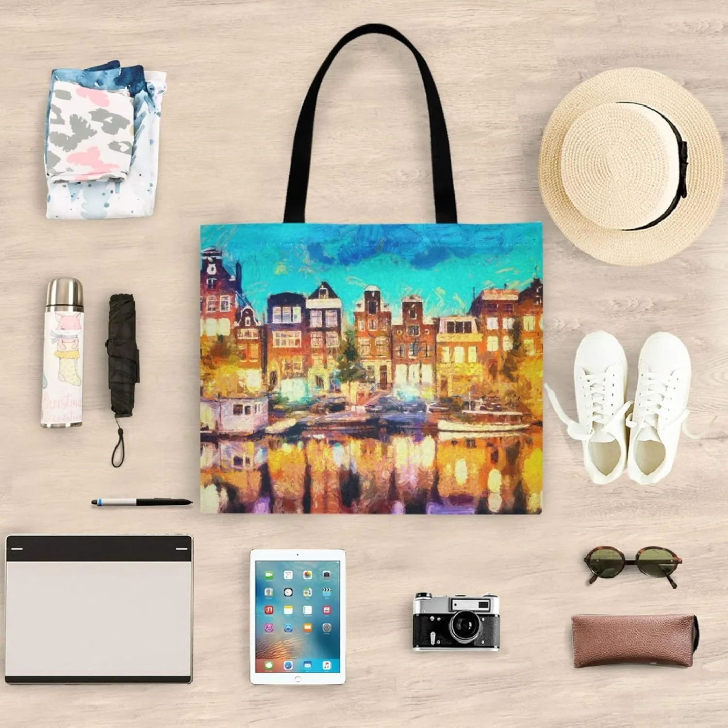 visesunny Women Fashion Handbags Tote Bag Shoulder Bag Top Handle Shopping Travel Bags for Gym Beach Travel Daily