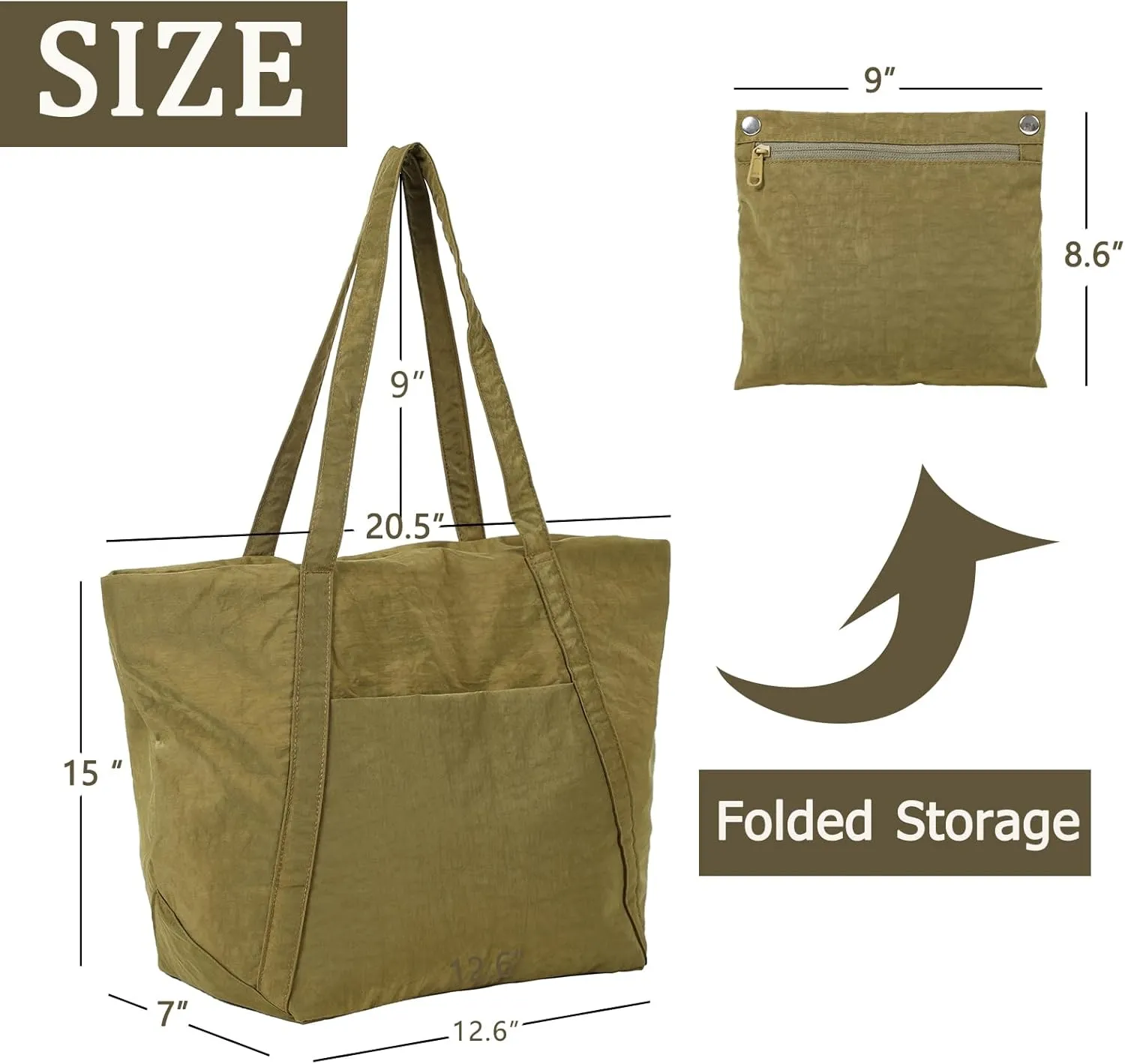 VODIU Large Tote Bag For Women, Travel Shoulder Bag Cloud Top Handle Handbag