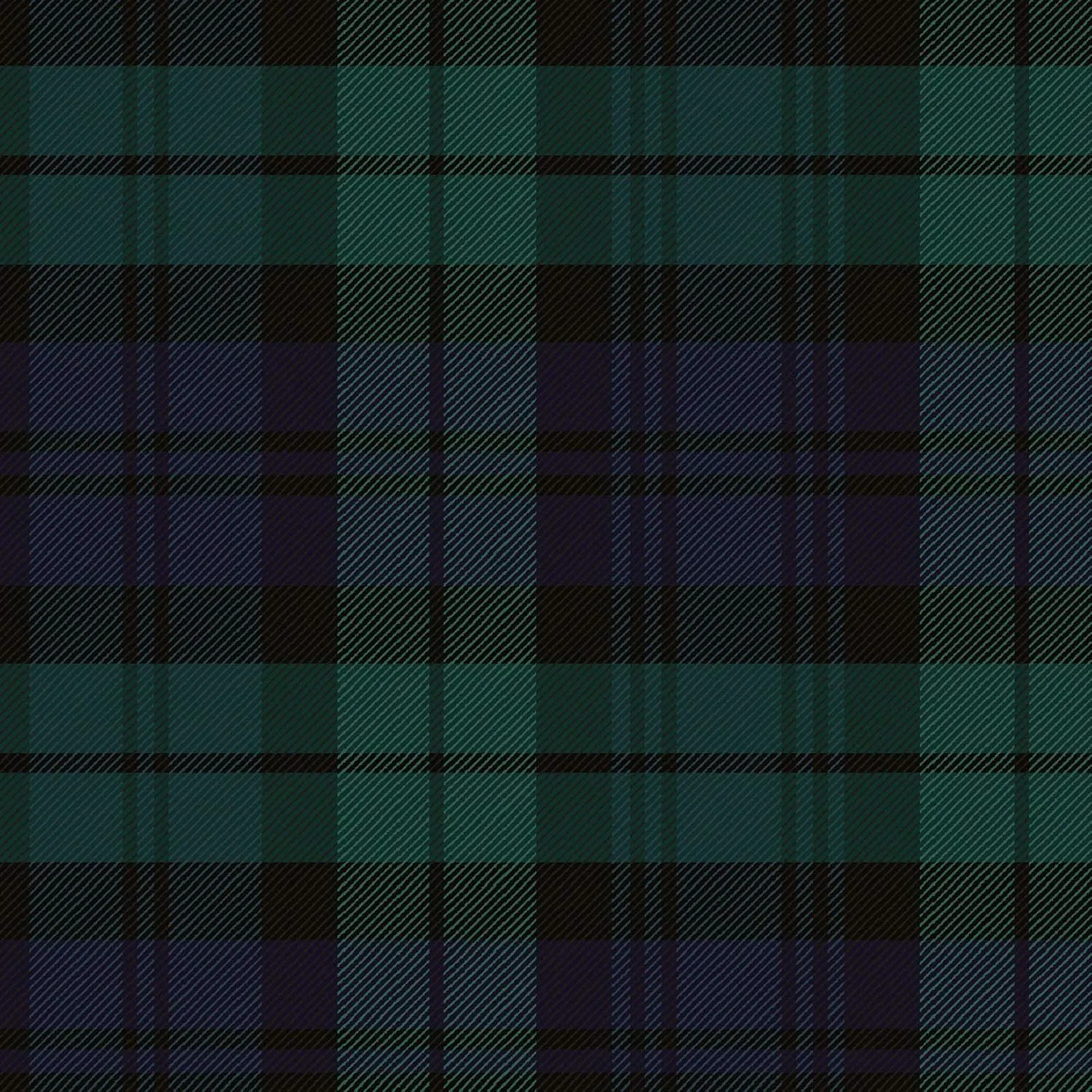 Wake In Cloud - Plaid Comforter Set, Scottish Tartan Check Geometric Modern Pattern Printed, Soft Lightweight Bedding, 3 Pieces, Dark Green, King Size