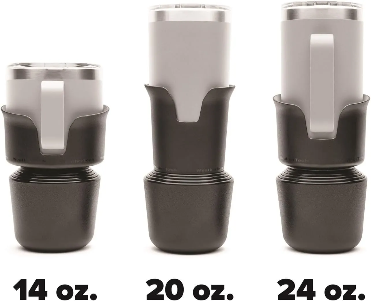 WeatherTech CupCoffee, Mug Coffee Cup Holder, 14 Ounces, Black