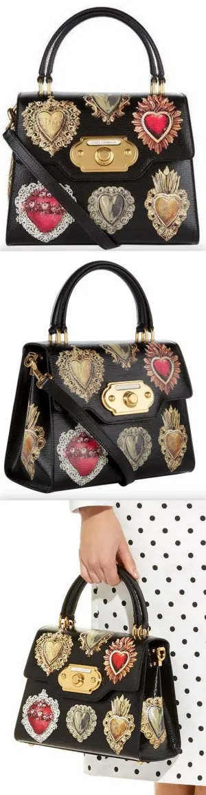 Welcome Majolica Sacred Heart Handbag