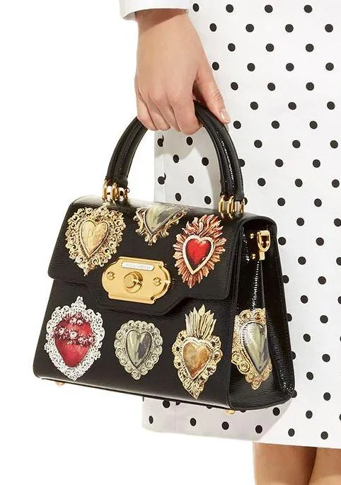 Welcome Majolica Sacred Heart Handbag