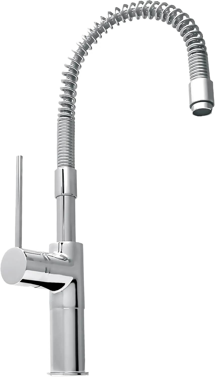 Whitehaus Collection WHLX78558-C Metrohaus Commercial Faucet, Polished Chrome