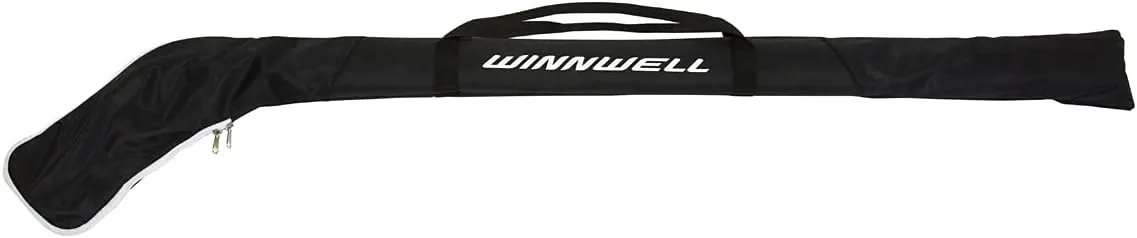 Winnwell Hockey Player Stick Bag - Adjustable Hockey Equipment Carry Bags - Ideal For Ice, Street & Field Hockey - Store 3-4 Sticks