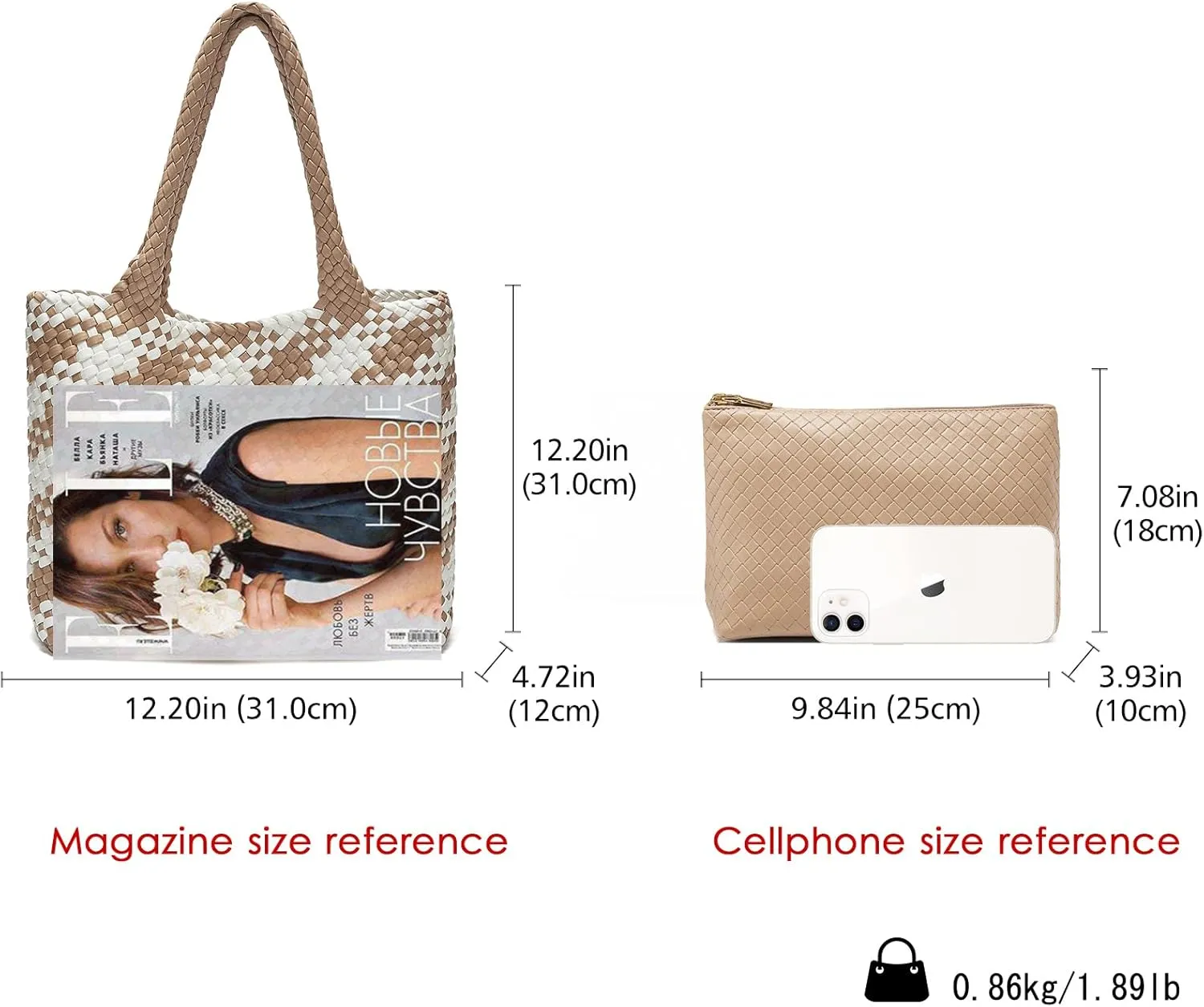 Women Genuine Leather Handbag for Women Large Work Tote Bag with Top Handle Purse Satchel Shoulder Bag for Women