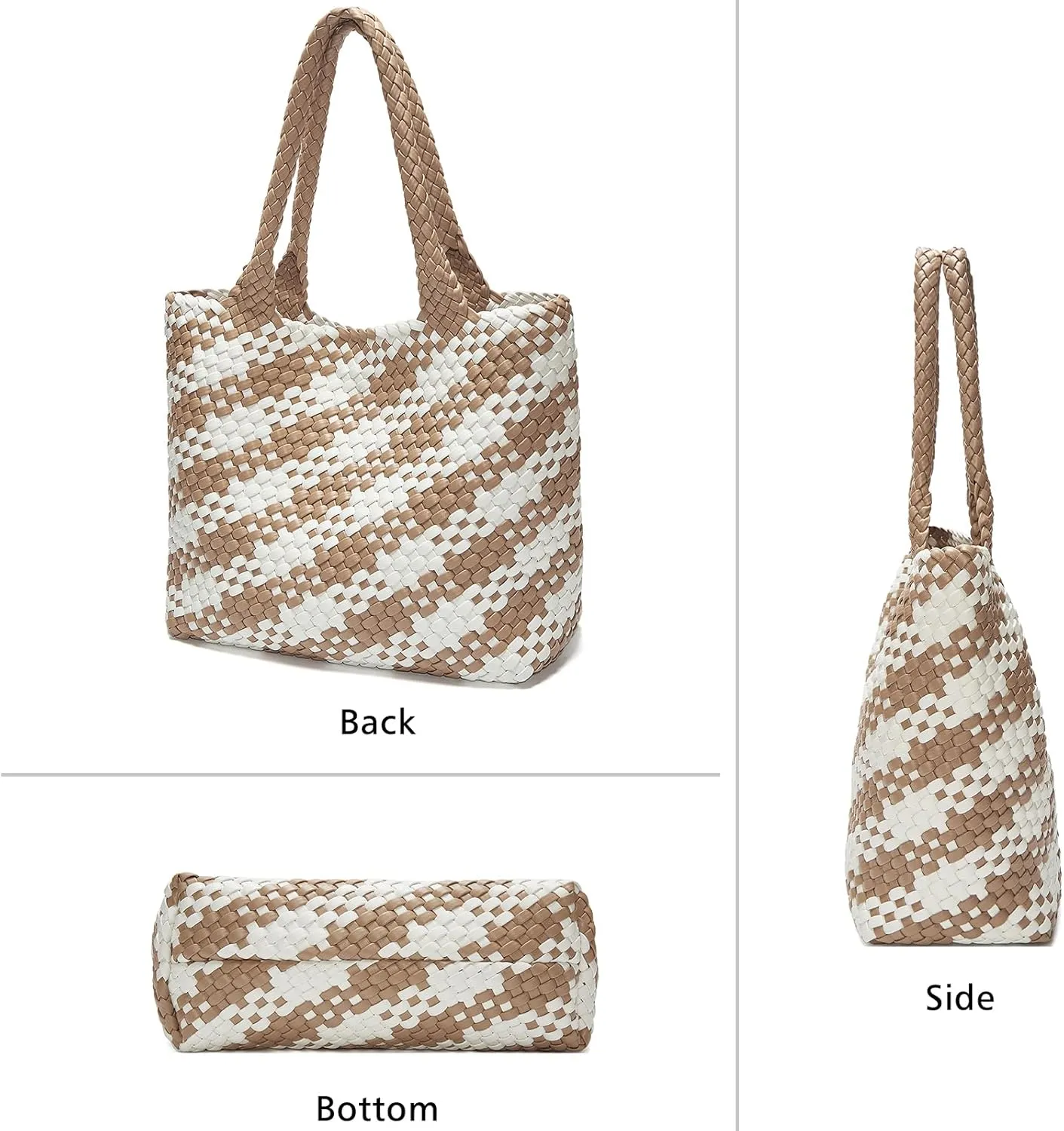 Women Genuine Leather Handbag for Women Large Work Tote Bag with Top Handle Purse Satchel Shoulder Bag for Women