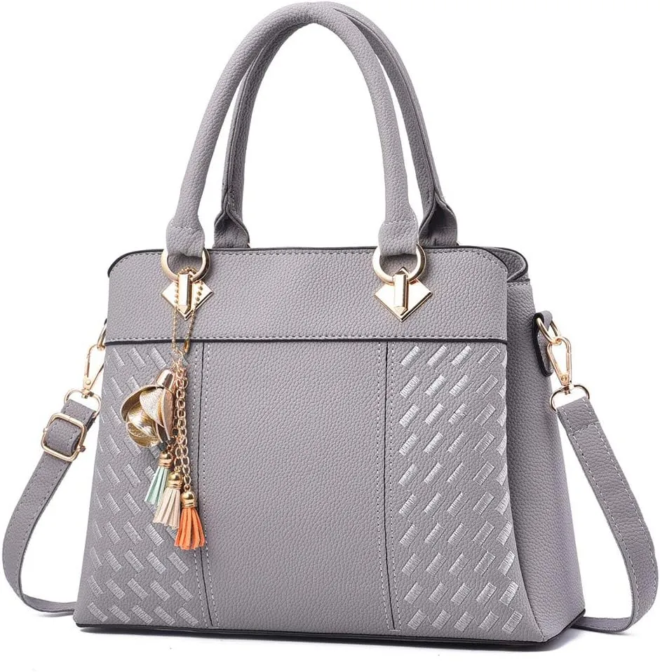 Women Purses Satchel Handbags Ladies Designer Top Handle Tote Bag PU Leather Bag