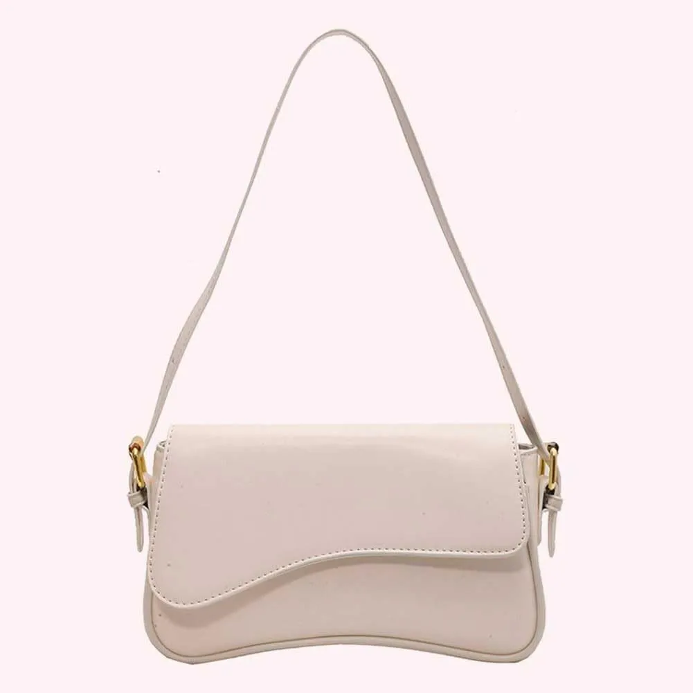 Women Satchel Tote Bag PU Leather Top Handle Bag Buckle Flap Shoulder Bag Trendy Armpit Hobo Bag Shopper Bag